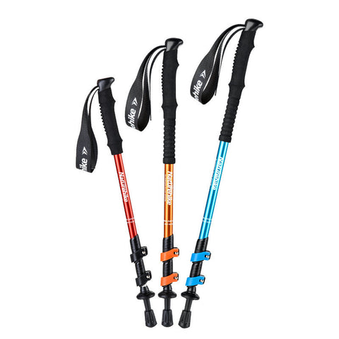 Family Children's Outdoor Trekking Poles With Three Sections - Durable and adjustable trekking poles designed for children, perfect for outdoor family adventures.