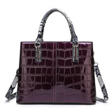 Snake Pattern Platinum Bag - Luxurious and Trendy Handbag