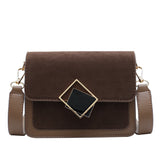 Lock Diagonal Female Bag - Elegant and Secure Handbag