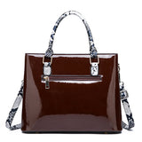 Snake Pattern Platinum Bag - Luxurious and Trendy Handbag