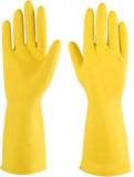 (3 Pairs) A1 Brand Premium Natural Latex Household Gloves: Durable, Eco-Friendly Protection with Superior Grip and Comfort for Everyday Tasks