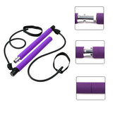 Portable Pilates Bar and Resistance Bands - Complete Home Workout Solution