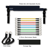 Portable Pilates Bar and Resistance Bands - Complete Home Workout Solution