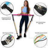 Portable Pilates Bar and Resistance Bands - Complete Home Workout Solution