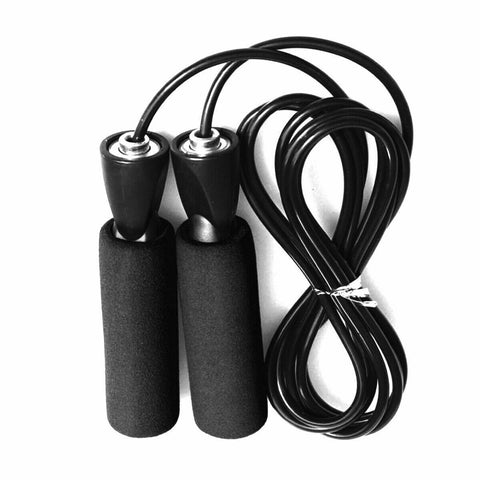 Gym Aerobic Exercise Boxing Skipping Jump Rope - Adjustable bearing speed fitness jump rope with tangle-free design for effective workouts.