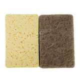 Wood Pulp Dishes Sponge Kitchen Dishwashing Cleaning Scrub Sponge Pack Non-Scratch Cellulose Kitchen Sponge