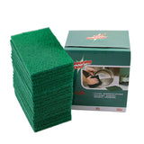 Heavy Duty Scouring Pad 230 x 150 Kitchen Cleaning Abrasive Green Scouring Pad in Bulk Packing