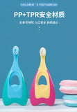 BPA free cute cartoon infant toothbrush soft manual baby training toothbrush gum care teether toothbrush