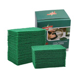 Heavy Duty Scouring Pad 230 x 150 Kitchen Cleaning Abrasive Green Scouring Pad in Bulk Packing