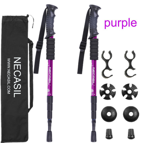 Newcastle Four-Section Trekking Poles - Adjustable and Durable Hiking Gear