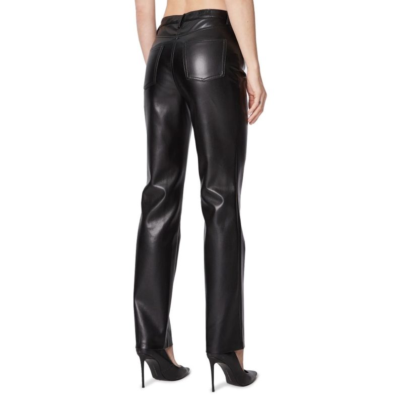 Guess Black Faux Leather Pants