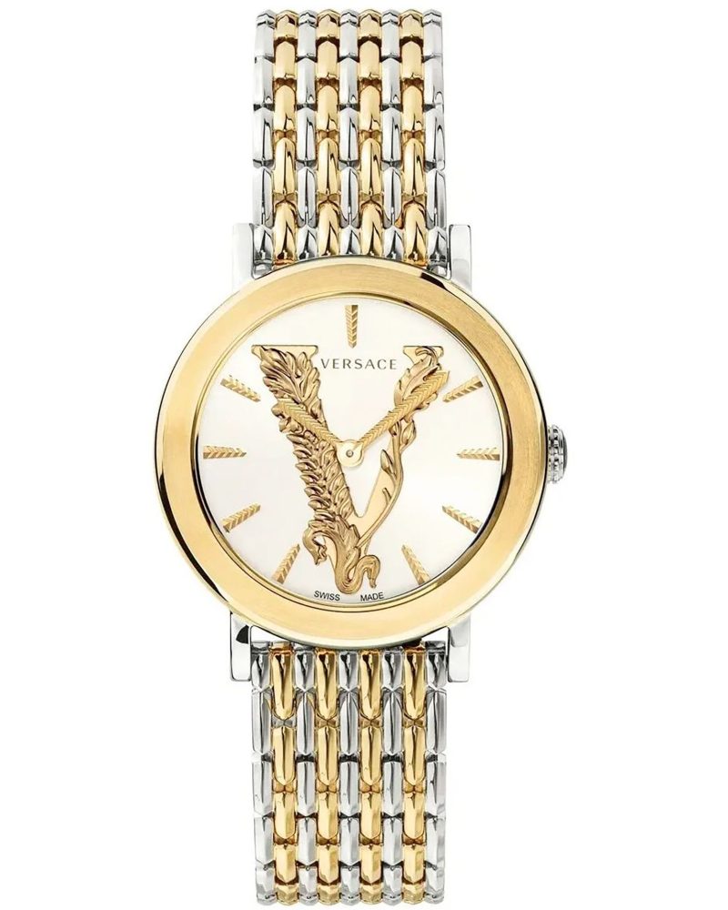 Versace V-Motif Two-Tone Watch