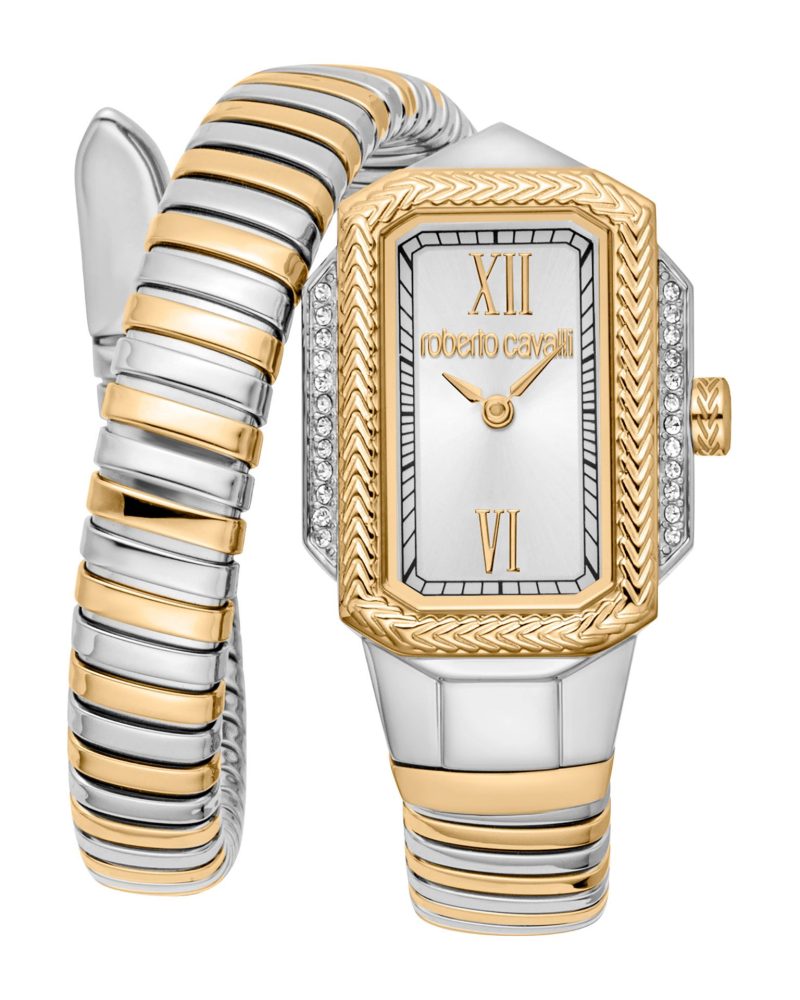 Roberto Cavalli Serpente Two-Tone Luxury Women’s Watch
