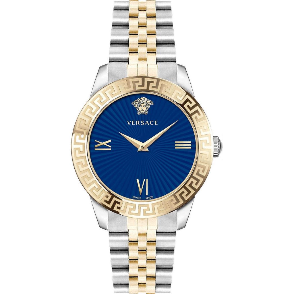 Versace Blue & Gold Greca Men’s Watch