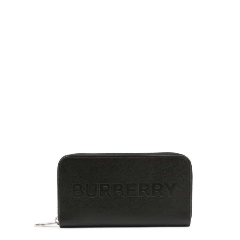 Burberry Black Continental Zip Wallet