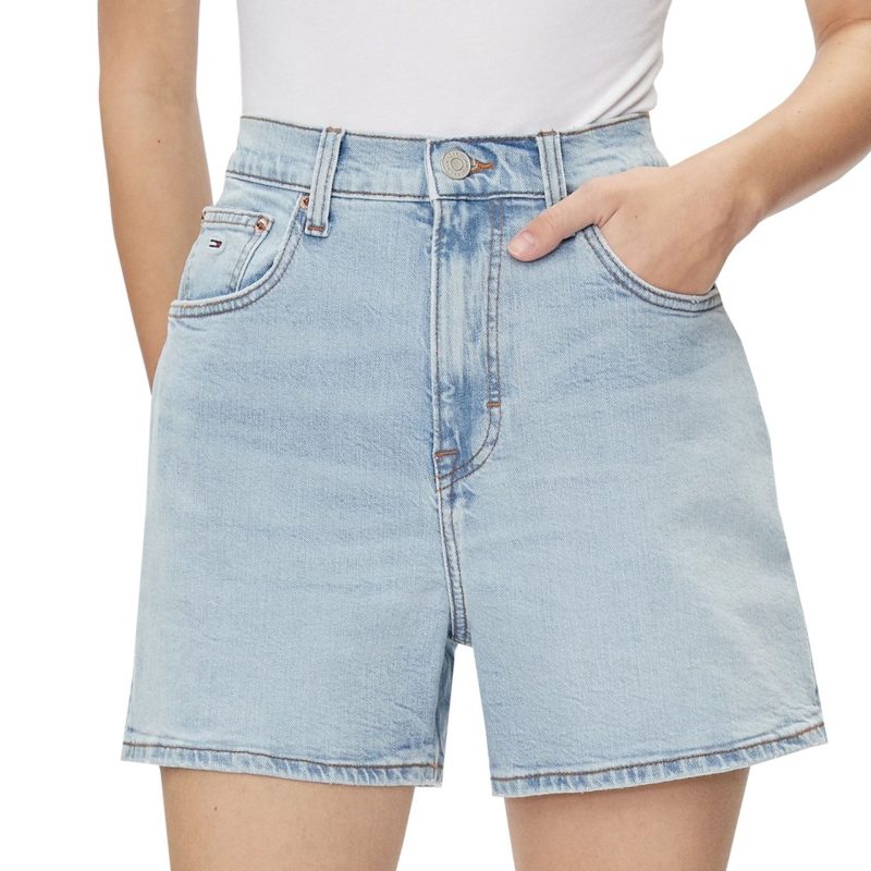 Tommy Hilfiger High-Waisted Denim Shorts