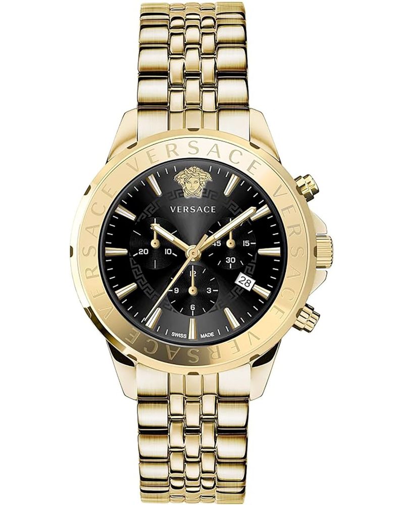 Versace Gold Medusa Chronograph
