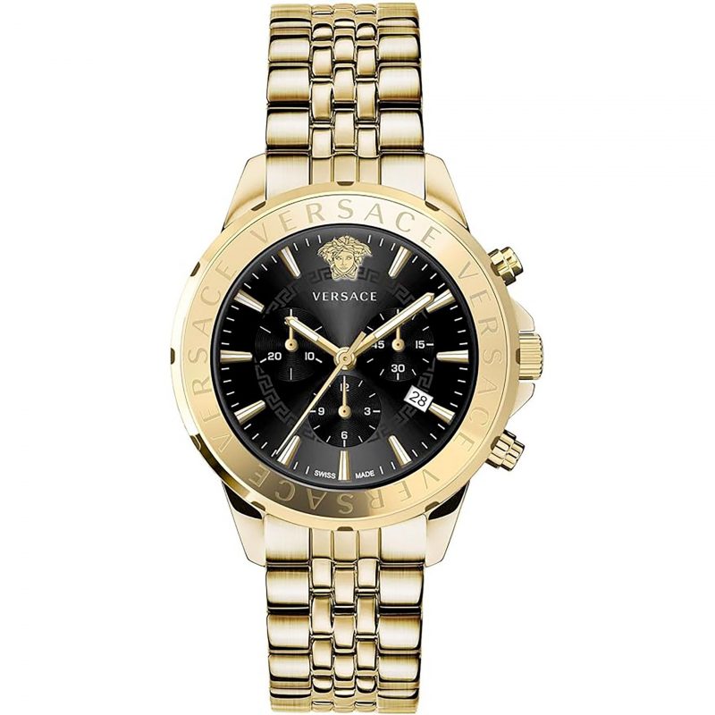 Versace Gold Medusa Chronograph