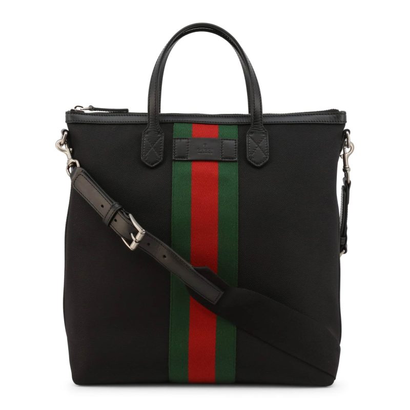 Gucci Ophidia Black Canvas Tote Bag