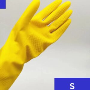 TOPFIT=Household Waterproof Kitchen Cleaning Dishwashing Gloves Small (4 Pairs)